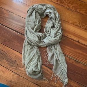 82” Long Sheer Beige Scarf